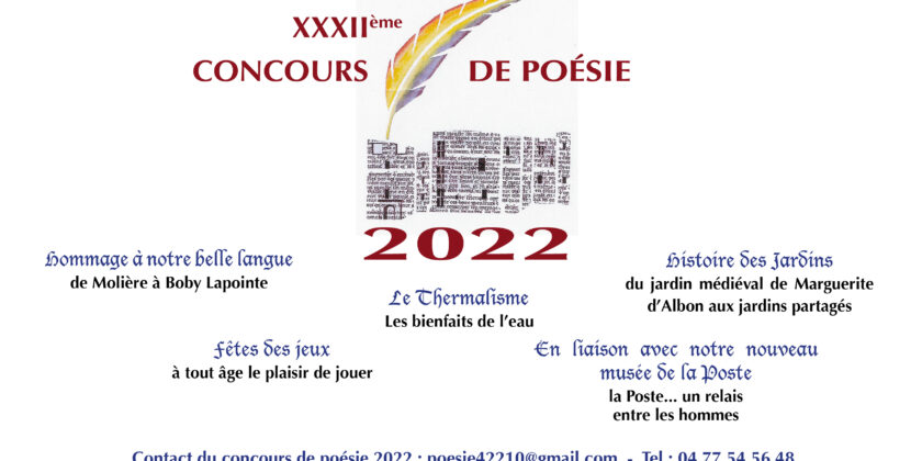 Concours de poésie 2022